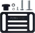 POWERTEC Toggle Clamp Mounting Plate with Hex Bolts, T-Track Bolts for T Track Accessories, Woodworking Jigs and Fixtures, Drill Press, Table Saw Sled (71416)