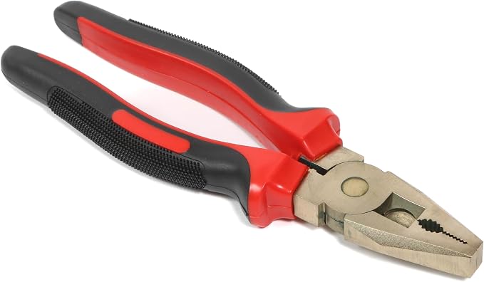 HURON Electrician Lineman Pliers, 8", Copper Alloy/Non-Magnetic (1/3/10pc) (10pc)