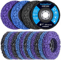 12 Pack 4" x 5/8" Strip Discs Stripping Wheel Fit Angle Grinder Clean and Remove Paint Coating Rust Welds Oxidation