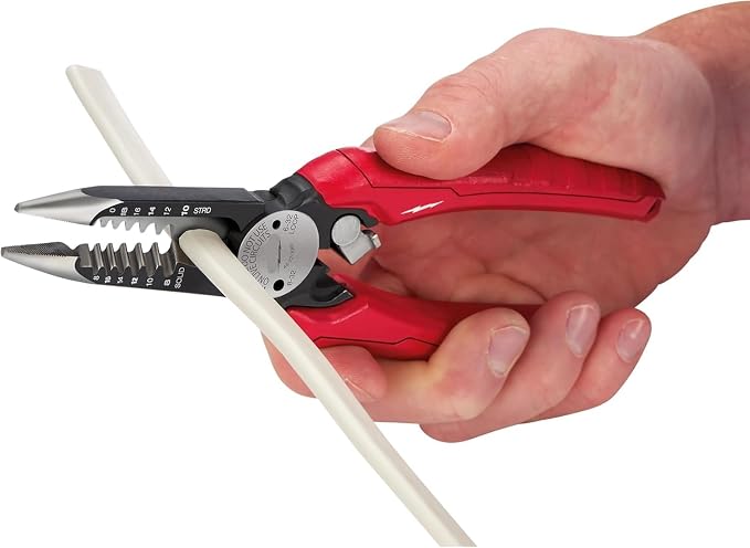 48-22-3079 Combination Pliers FOR Milwaukee 6 in 1 Wire Stripper Needle Nose Bolt Cutter Multi Function Hand Tool