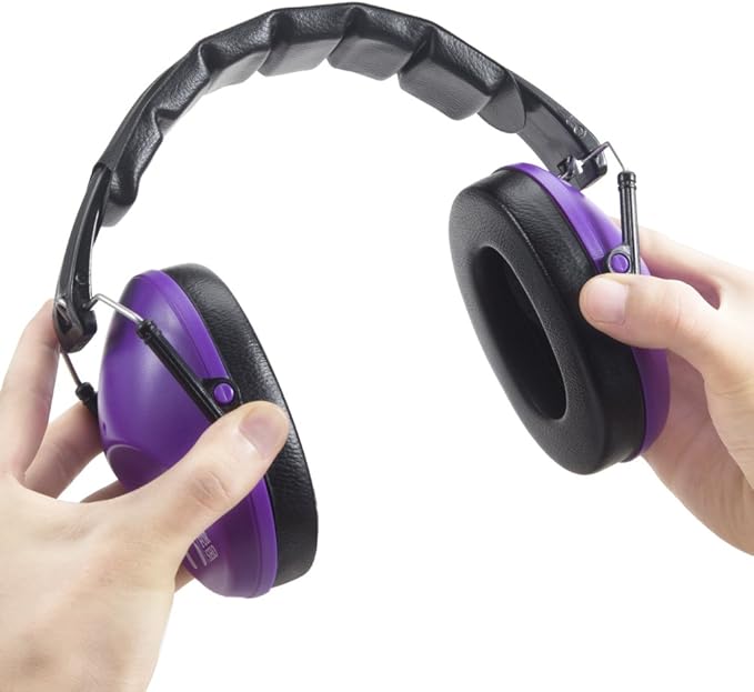 Pro For Sho 34dB NRR Hearing Protection Ear Muffs – Highest NRR Compact Design Ear Protection for Loud Events & Sensory Use