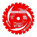 Diablo Teeth Framing Saw Blade with Perma Shield Non-Stick Coating for Wood - 6-1/2" Diameter, 24 PYR Teeth, 5/8" Arbor, 8000 Max RPM - D0624DA