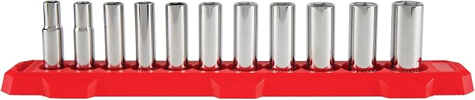 CRAFTSMAN Socket Set, Metric, 3/8" Drive, 6 Pt., 11Piece (CMMT12045)