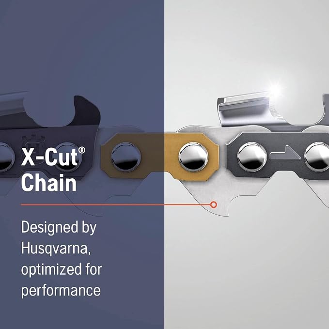 Husqvarna 581643672 SP33G X-Cut .325 .050 72 DL 3 Pack 18 Inch Semi-Chisel Chainsaw Chain