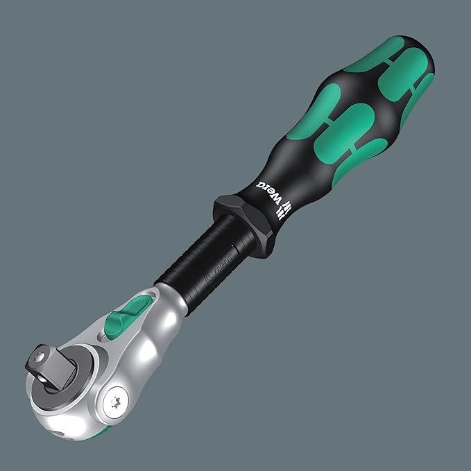 Wera 05004016001 8100 SA 6 Zyklop Metric Speed Ratchet Set, 28 Piece, 1/4" Drive