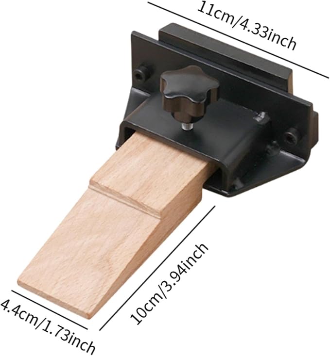 Vaveren Wooden Bench Pin Workbench Tool Portable Accessories Jewelry Bench Jewelry Making Tool for Cutting Filing DIY Finishing Drill