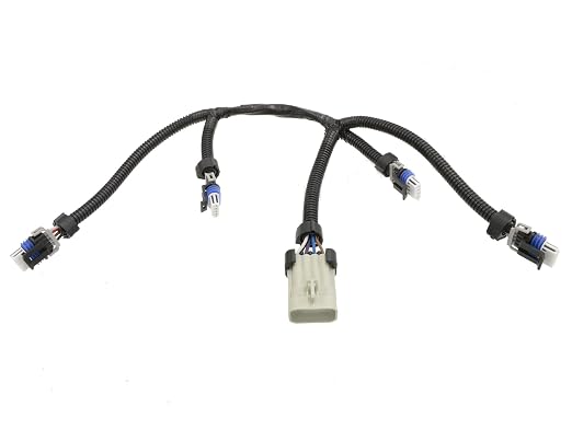 Michigan Motorsports LS Ignition Coil Harness Pair | Fits GM 4.8L 5.3L 6.0L 6.2L 7.0L 8.1L LQ4 LQ9 LS2 LS3 LS7 LSX V8 Engines | Replaces 89017477, 2 Color-Coded Stock-Location Harnesses for Both Banks