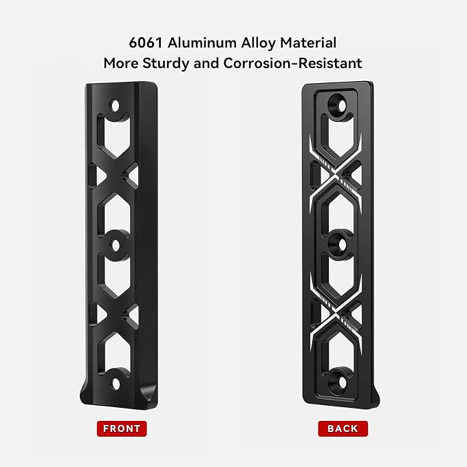 XM-5F 5.5" Universal Rifle Arca Rail Mount, Hunting Tripod Accessories for Triditonal Wooden Handguard/Nylon/Composite Materials Stock or Other Customized Rifle
