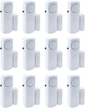 Door Window Alarm, 90DB Door Alarms for Kids Safety, Door Window Burglar Alarm-Window Pool Alarms for Home (12 Pack)