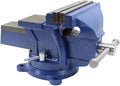 Nakkaa 10 Inch Heavy Duty Cast Iron Bench Vise 360° Swivel Lock Base
