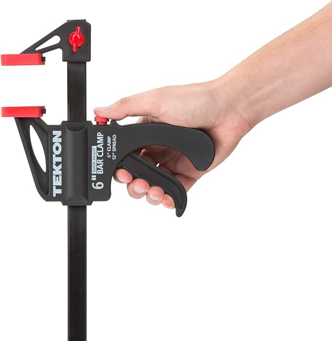 TEKTON 6 Inch Ratchet Bar Clamp / 12 Inch Spreader Set, 2-Piece | CLP51506