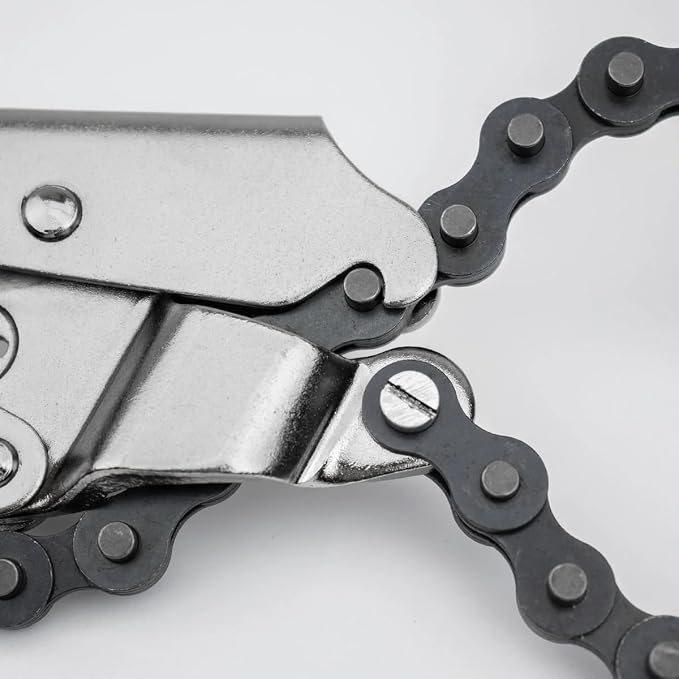 Strong Hand Tools - VAL-PFC1024 , Locking Chain Pliers, Removable 24″ Chain, Holds Up To 6.5" Diameter Pipes, Unique Easy Open Crank Handle, Quick Release Trigger, PFC1024