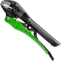 ENGINEER 6.9" Auto Locking Pliers with Stripped Screw Remover Jaws PZ-67 Professional Grade Self-Locking Mechanism, Release Lever