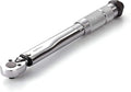 Amazon Basics 1/4-Inch Drive Click Torque Wrench, 35-200 in.-lb/3.95-22.5 Nm, Adjustable Ratchet with High Contrast Dual Range Scales, Steel Construction