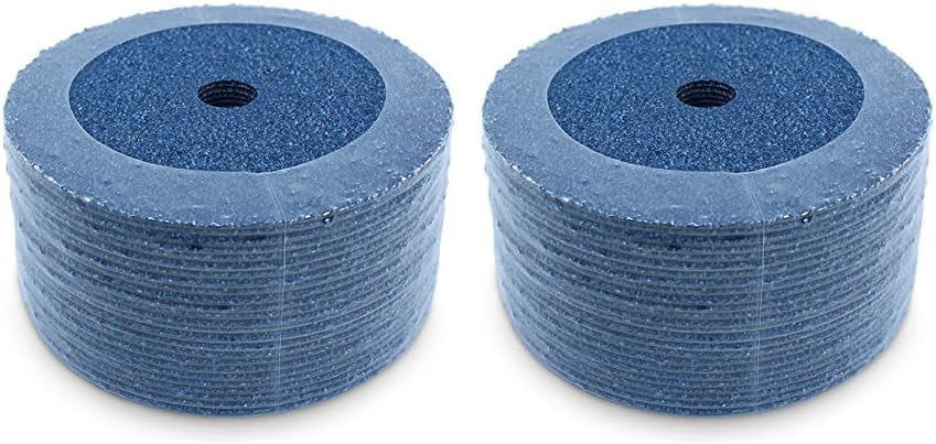 BHA 7" x7/8" Zirconia Resin Fiber Discs, 36 Grit - 50 Pack