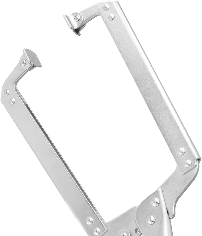 4 PCS 18 Inches C-clamp Locking Pliers with Swivel Pads, Locking Clamp Pliers, Welding Clamps for Wood Working and Welding