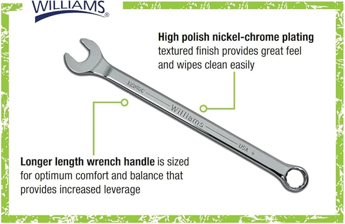 Williams 1195 Super Torque Combination Wrench, 2-3/8-Inch