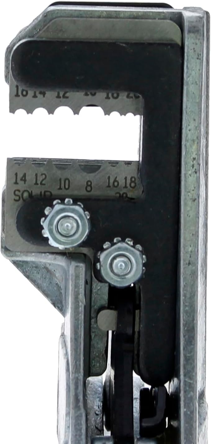 IDEAL Electrical Stripmaster® Wire Stripper, 10-22 AWG - One step precision wire stripping, easily strips wire clean - up to 7/8" (22 mm)