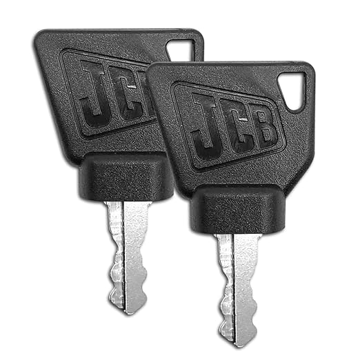 Ignition Keys for JCB Heavy Equipment 2 Packs