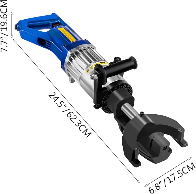 VEVOR Electric Hydraulic Rebar Bender, 1.2KW 0.9inch 22mm Hand Held Rebar Bender 110V Portable Electric Rebar Bender, within 5s