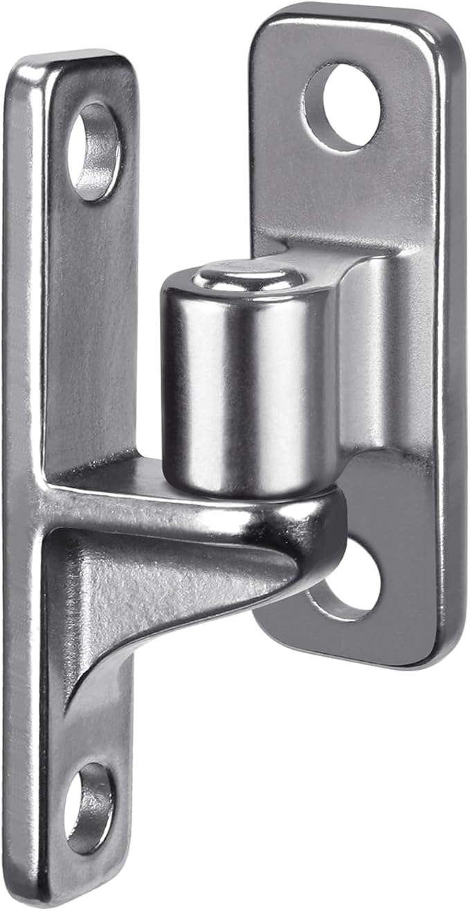 Insaga 304 Stainless Steel Gate Hinges Heavy Duty 600LB Capacity, 5/8'' Non-Welded One-Piece Design, Wall Mount Hinges for Farm Gates & Wooden Fences, 4Pack