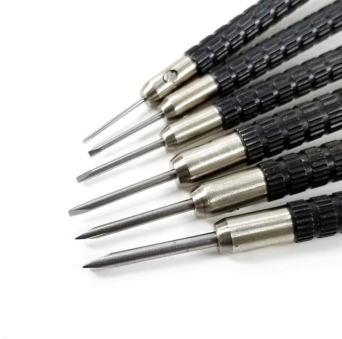 TIMELAB Watch Jewelry Repair Tool Flat Head Screwdriver Set 6PC - Made in Korea