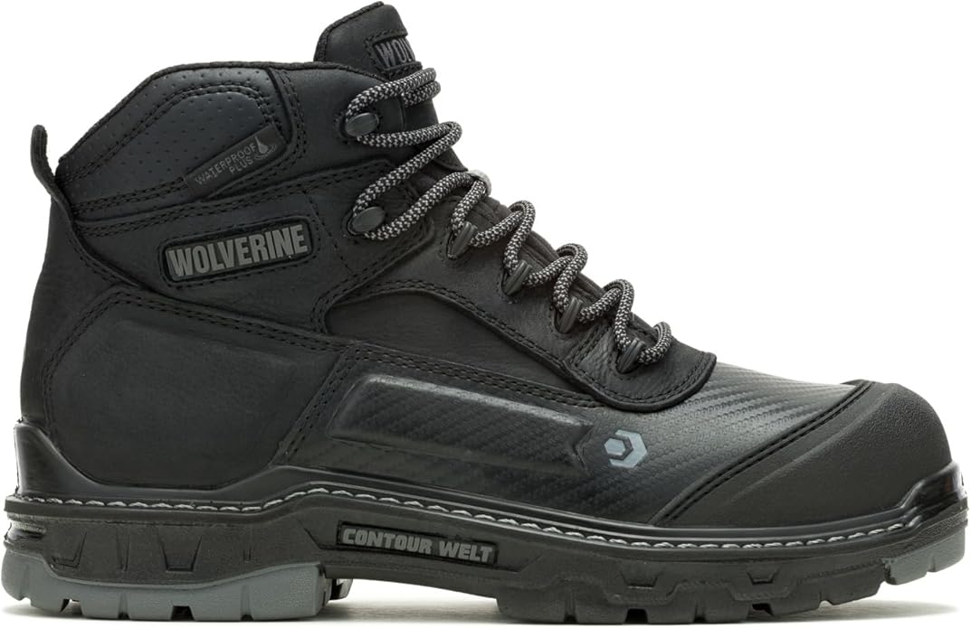 Wolverine Men's Overpass Composite Toe Waterproof Work Boots
