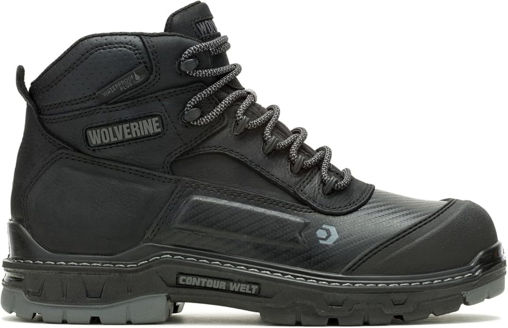 Wolverine Men's Overpass Composite Toe Waterproof Work Boots