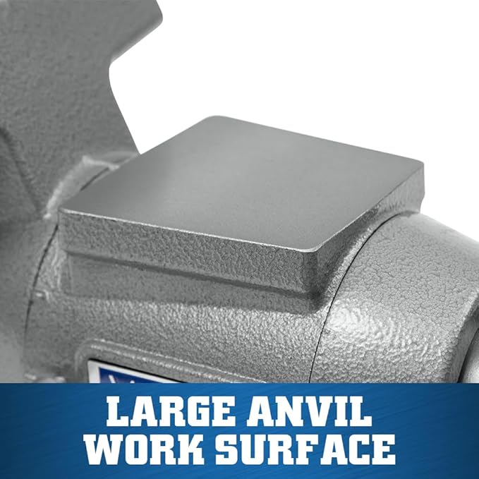 Wilton Multi-Purpose Bench Vise, 6-1/2" Jaw Width, 6-1/4" Jaw Opening, 3-1/4" Throat (Model 650P)