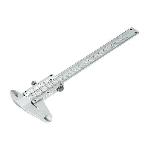 HFS(R) 0-6inch/0-150mm Vernier Caliper Imperial & Metric Measuring Tool, Carbon Steel Manual Non Digital Caliper, +/-0.001in/0.02mm Accuracy