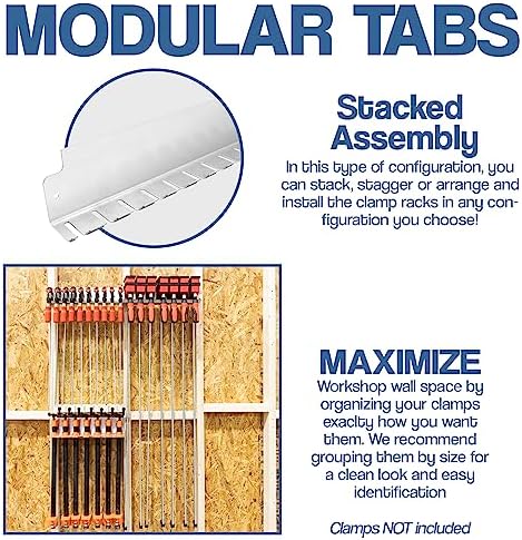 Fulton Woodworking Tools Modular Clamp Rack Assortment
