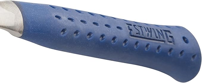 ESTWING Hammer - 16 oz USA Made Curved Claw Hammer with Smooth Face & Shock Reduction Grip - E3-16C
