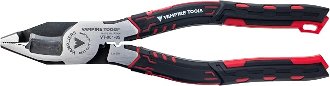 VAMPLIERS 8" Linemans Shearing Pliers Made in Japan Screw Extractor Jaws