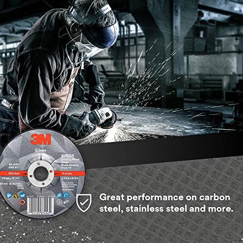 3M Silver Depressed Center Grinding Wheel, 87456, 36+, T27