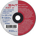 United Abrasives-Sait 23071 A36T Fast Cutting Thin High Speed Cut-Off Wheels 4" x .035" x 1/4", 100 Pack