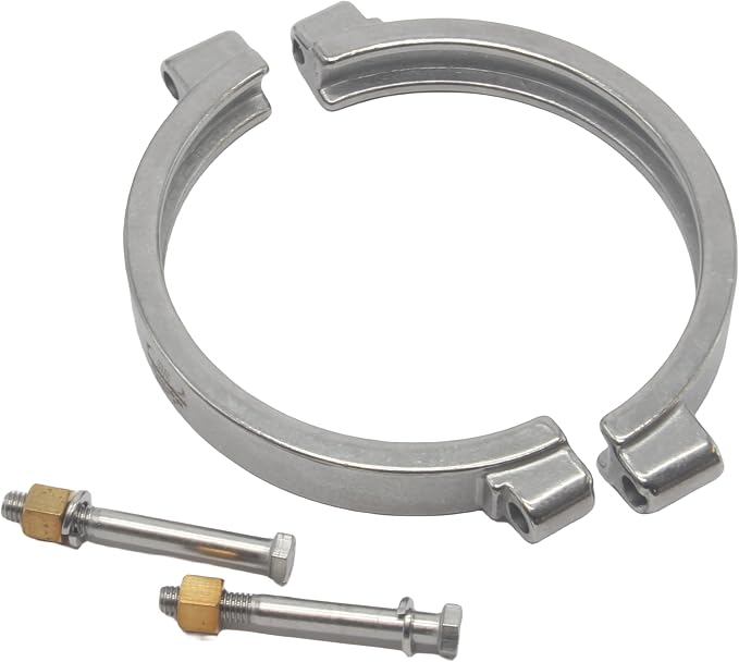 HFS 6" High Pressure Tri Clamp Clover Sanitary Clamp, Stainless Steel 304