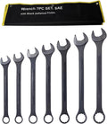 7PC Jumbo Combination Wrench Set, SAE, 1-5/16"-2", Extra Large Wrenches | 1-5/16",1-3/8", 1-1/2", 1-5/8", 1-3/4", 1-7/8", 2 inch, Extra Large Combination Wrench Sets with Pouch (7PC-SAE)