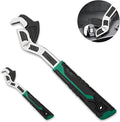 Adjustable Wrenches Multi-function Universal Magic Wrench CR-V Steel,Pipe Wrench Set 6 and 10-Inch 15MM-35MM(2PCS)