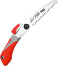 TONMA Folding Saw [Made in Korea] 5 "(130mm) Medium Teeth Small Pocket Pruning Hand Saw for Wood Cutting, Outdoor Camping, Gardening, Japanese Craft Plating Impulse Hardened Stainless Blade