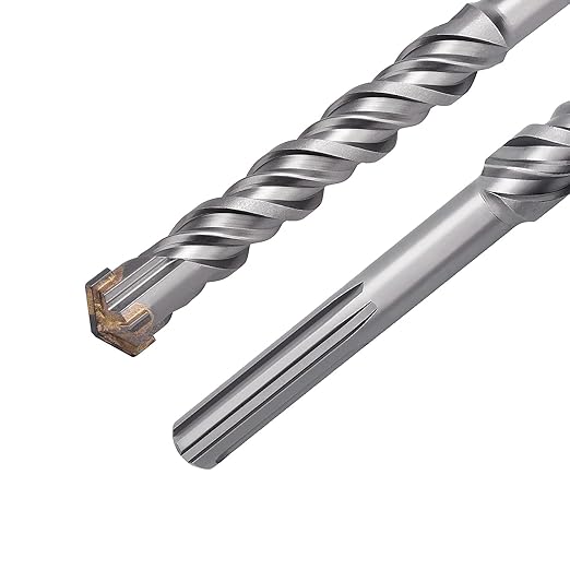 1-3/16 inch x 13-3/8 inch SDS Max Rotary Hammer Drill Bit, Carbide Tipped Concrete Drill Bits for Concrete, Brick, Cement and Stone, inch Length (1-3/16 in x 13-3/8 in)