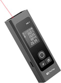 Laser Measure - 393 FT Laser Distance Meters, Type-C Rechargeable Laser Measuring Tool- Area/Volume/Pythagorean for Construction, Tiling, DIY with 1.4" Black LCD