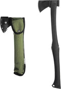 AGAWA ADK26 - Transforming Hatchet & Camping Axe - 2-in-1 Carbon Steel Log Splitter - Camping Gear for Hiking, Fishing, Hunting, Bushcraft, Survival Kit & Bug Out Bag