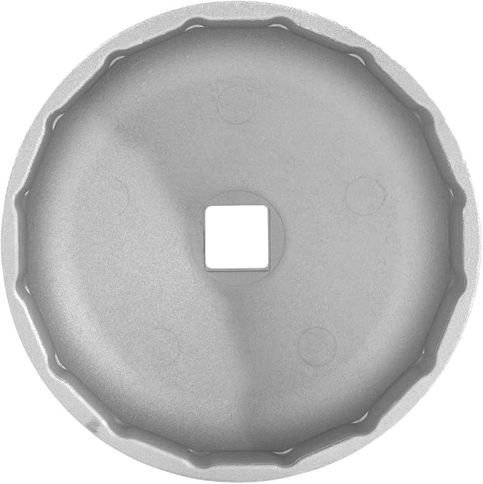 OEMTOOLS 25453 BMW/Volvo 86.6 mm Oil Filter Cap Wrench, 16 Flute Oil Filter Wrench, Oil Filter Cap Removal Tool for BMW N52, N54, N55 & N63 Engines and Volvo Models, 3/8 Inch Drive