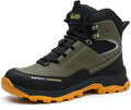 Work Boots for Men,Lightweight Breathable High Top Steel Toe Boots,Indestructible Steel Toe Shoes,Non Slip Safety Work Shoes.