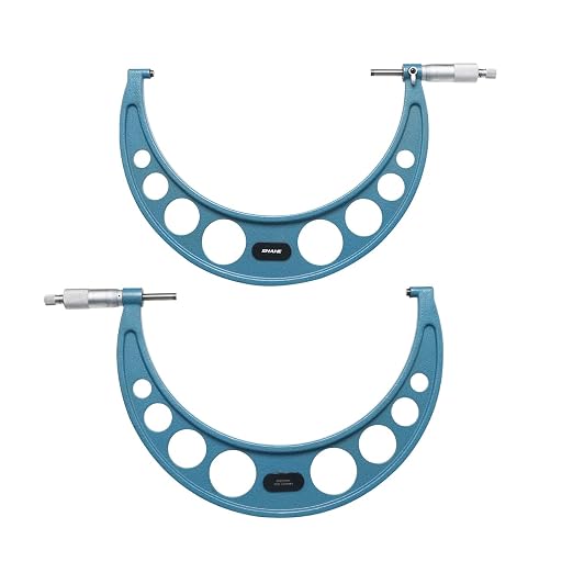 SHAHE 8-9''/200-225mm 0.01mm Outside Micrometer Gauge Micrometer Measuring Tooll 5201-225A