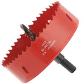 4-1/4 in. Bi-Metal Hole Saw Drill Bit - General Purpose Saw for Wood, Plywood, Cornhole, Ceiling, and Drywall - Includes Arbor & Pilot Bit