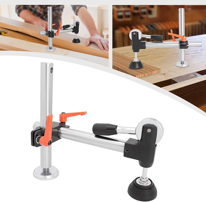 YIYIBYUS Table Saw Presser, Woodworking Manual Clamp Precision Sliding Table Panel Saw Eccentric Press Manual Clamp Metalworking Tool for Woodworking