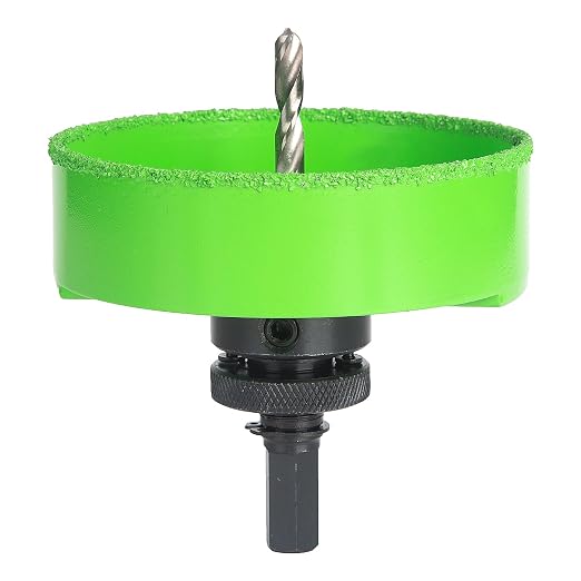 4-1/8 Inch Carbide Hole Saw for 4" Recessed Lights, Cutting Plaster Drywall Ceiling Sheetrock, 2X Faster