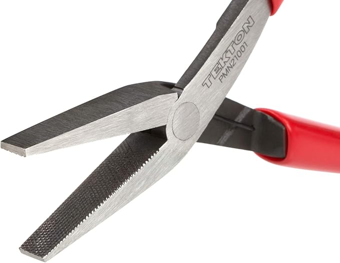 TEKTON Mini Flat Nose Pliers (Serrated Jaw) | PMN21001
