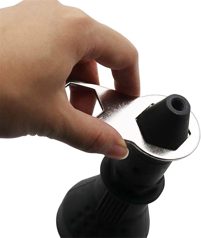 Electric Rivet Nut Gun Riveting Tool Cordless Riveting Drill Adapter Insert Nut Tool Riveting Drill Adapter (Color : Black)